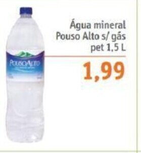Sonda Agua Mineral Pouso Alto s/ gas pet 1.5L oferta