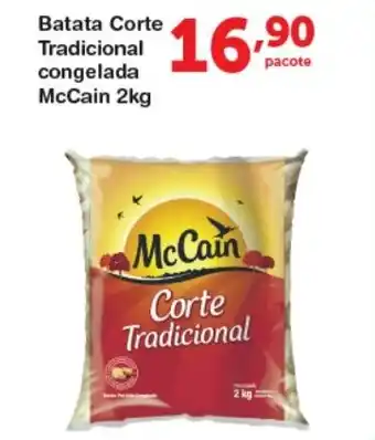 Batata Corte Tradicional congelada McCain 2kg