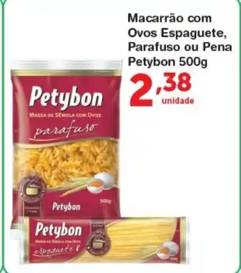 Roldão Macarrao com Ovos Espaguete, Parafuso ou Penne Renata 500g oferta