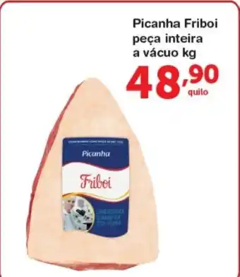 Picanha Friboi peca inteira a vacuo 1kg