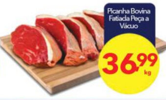 Lopes Supermercados Picanha Bovina Fatiada Peça a Vácuo 1kg oferta