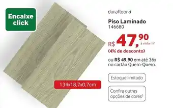 Quero Quero Piso Laminado 134x18.7x7cm oferta