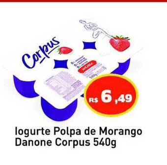 Tonin Superatacado Iogurte Polpa De Morango Danone Corpus 540g oferta
