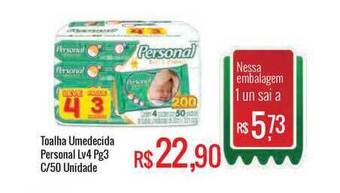 Mart Minas Toalha Umedecida Personal Lv4 Pg3 oferta