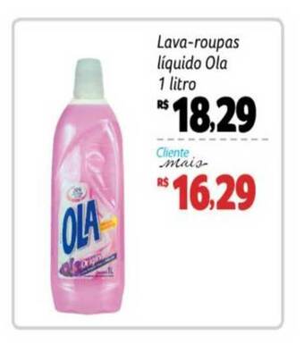 Pão de Açúcar Lava Roupas Liquido Ola 1L oferta