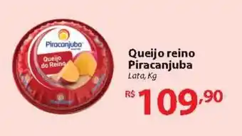Super Bompreço Queijo reino Piracanjuba 1kg oferta