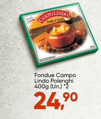 Imec Supermercados Fondue Campo Lindo Polenghi 400g oferta