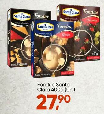 Imec Supermercados Fondue Santa Clara 400g oferta