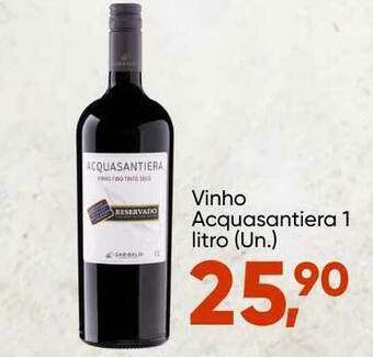 Imec Supermercados Vinho Acquasantiera 1L oferta