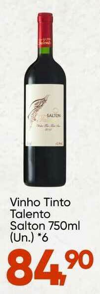 Imec Supermercados Vinho Tinto Talento Salton 750ml oferta