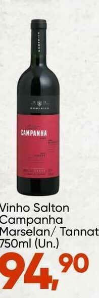 Imec Supermercados Vinho Salton Campanha Marselan Tannat 750ml oferta