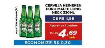Bahamas Mix Cerveja Heineken Puro Malte Long Neck 330ml oferta