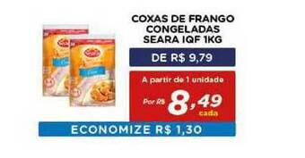 Bahamas Mix Coxas De Frango Congeladas Seara Iqf 1kg oferta
