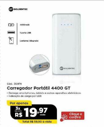 Ibyte Carregador Portátil 4400 Gt oferta