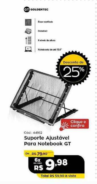 Ibyte Suporte Ajustável Para Notebook Gt oferta