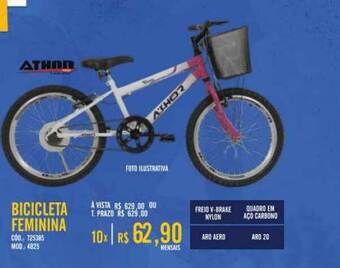 Zema Bicicleta Feminina Athor oferta
