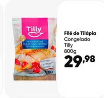 Zaffari Filé De Tilápia Congelado Tilly 800g oferta