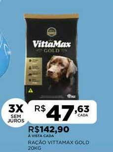 DB Supermercados Ração Vittamax Gold 20kg oferta