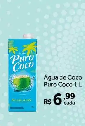 Verdemar Supermercado Água de coco puro coco oferta