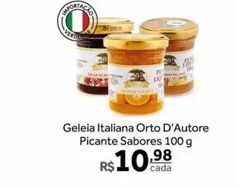 Verdemar Supermercado Geleia italiana orto d'autore picante sabores oferta