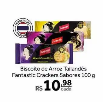 Verdemar Supermercado Biscoito de arroz tailandês fantastic crackers sabores oferta