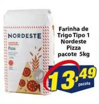 Vencedor Atacadista Farinha de Trigo tipo 1 Nordeste Pizza pacote 5kg oferta