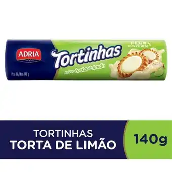 Biscoito de limão tortinhas adria 140g