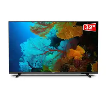 Fujioka Smart tv philips 32" led hd 32phg6917, android tv, wi-fi integrado, bluetooth, usb, hdmi, sem bordas | preta mate oferta