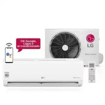 Sipolatti Ar condicionado split hi wall inverter lg dual voice 12000 btus frio oferta