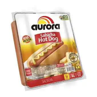 Santo Supermercados Salsicha hot dog aurora 500g oferta