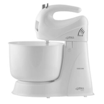 Novo Mundo Batedeira bella cuccina britânia, 350w, 4 velocidades + turbo, 4 litros, branco - bcbt01b oferta
