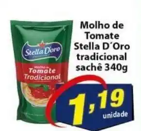 Vencedor Atacadista Molho de Tomate Stella D'Oro Tradicional 340g oferta