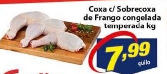 Vencedor Atacadista Coxa c/ Sobrecoxa de Frango congelada temperada 1kg oferta