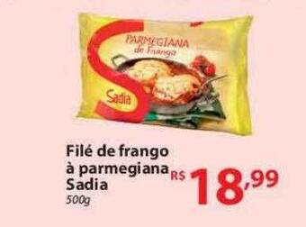 Nacional Filé de frango à parmegiana sadia oferta