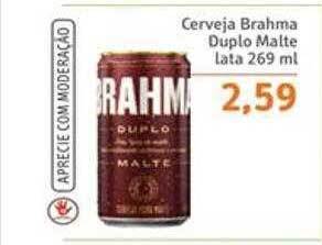 Cerveja brahma duplo malte lata