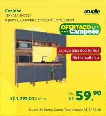 Quero Quero Cozinha atualle oferta