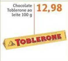 Chocolate toblerone ao leite