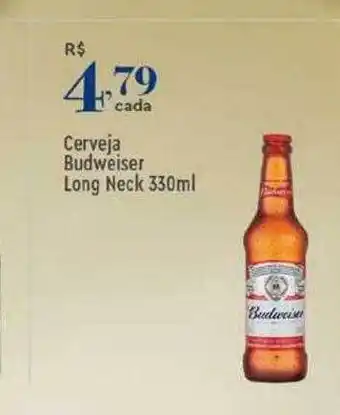 Supper Rissul Cerveja budweiser long neck oferta