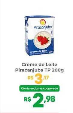 Coocerqui Creme de leite piracanjuba oferta