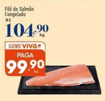 Supper Rissul Filé de salmão congelado oferta