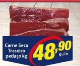 Vencedor Atacadista Carne Seca Traseiro pedaco 1kg oferta