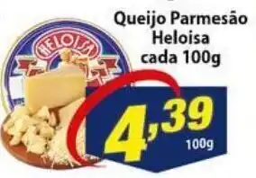 Vencedor Atacadista Queijo Parmesao Heloisa cada 100g oferta