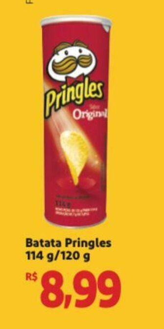 Extra Supermercado Batata Pringles 114g/120g oferta