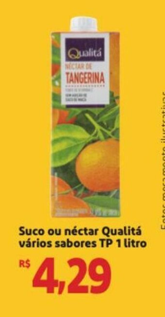 Extra Supermercado Suco ou Nectar Qualita varios sabores TP 1L oferta
