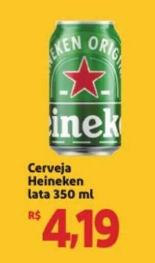 Extra Supermercado Cerveja Heineken lata 350ml oferta