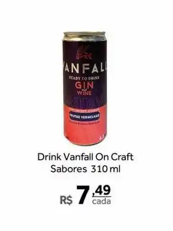 Verdemar Supermercado Drink vanfall on craft sabores oferta