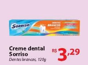 Creme Dental Sorriso 120g