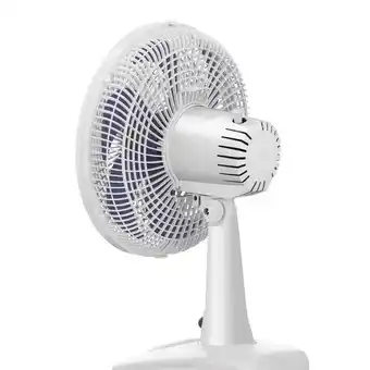 Ventilador de mesa 30cm 3 velocidades 60w 220v vsp-30-w branco e azul escuro