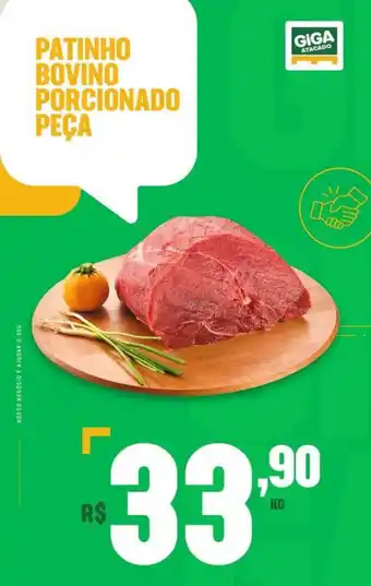Giga Atacado Patinho Bovino Porcionado peca oferta
