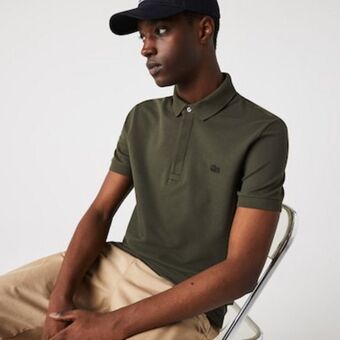 Lacoste Camisa polo lacoste paris regular fit masculina em piquet de algodão stretch oferta